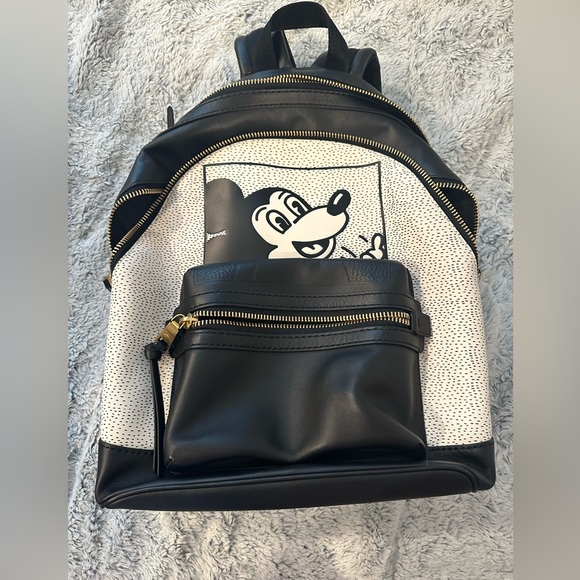 Coach Disney x Kieth Haring Mickey Mouse Backpack - Picture 1 of 4